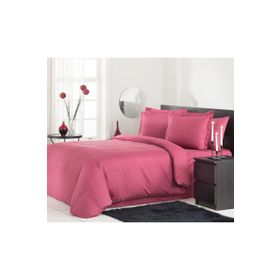 Özdilek Line Çizgili Saten-Krem 160x220 cm Tek Kişilik Nevresim Takımı