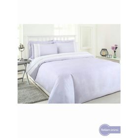 Özdilek Linen Lila Soft Saten Çift Kişilik Nevresim Takımı