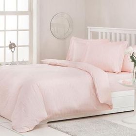 Özdilek Linen Pembe Soft Saten Çift Kişilik Nevresim Takımı
