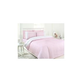 Özdilek Linen Pembe Soft Saten Çift Kişilik Nevresim Takımı