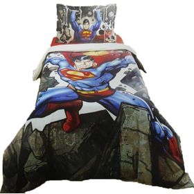 Özdilek Lisanlı Superman Stone Tek Kişilik Nevresim Takımı