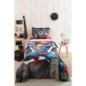 Özdilek Lisanlı Superman Stone Tek Kişilik Nevresim Takımı