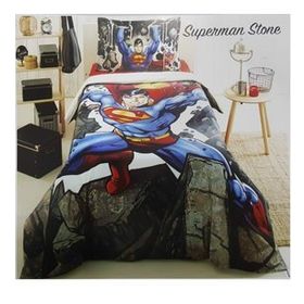 Özdilek Lisanlı Superman Stone Tek Kişilik Nevresim Takımı
