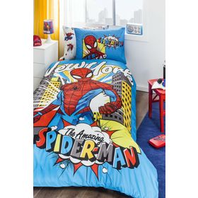 Özdilek Lisanslı Kapitoneli Spiderman New York Tek Kişilik Nevresim Takımı