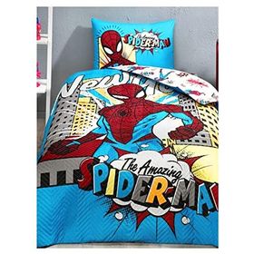 Özdilek Lisanslı Kapitoneli Spiderman New York Tek Kişilik Nevresim Takımı