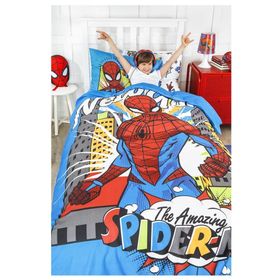 Özdilek Lisanslı Kapitoneli Spiderman New York Tek Kişilik Nevresim Takımı