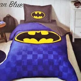 Özdilek Lisanslı Ranforce Tek Kişilik Batman Blue Mavi Nevresim Takımı