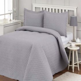 Özdilek Loseta Nakışlı Gri 180X250 cm Tek Kişilik Yatak Örtüsü