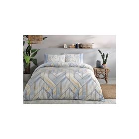 Özdilek Marble Mavi Çift Kişilik Nevresim Takımı