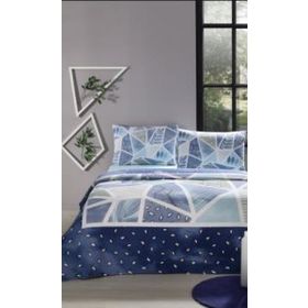 Özdilek Mavi Natural Patch Çift Kişilik Ranforce Pike Takımı