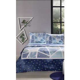 Özdilek Mavi Natural Patch Çift Kişilik Ranforce Pike Takımı