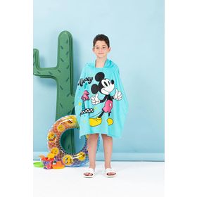 Özdilek Mickey Mouse Beach Disney Lisanslı 4/9 Yaş Kadife Çocuk Panço