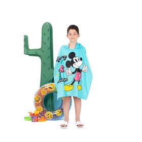 Özdilek Mickey Mouse Beach Disney Lisanslı 4/9 Yaş Kadife Çocuk Panço