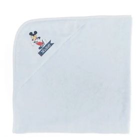 Özdilek Mickey Mouse Nakışlı Mavi Bebek Banyo Havlusu