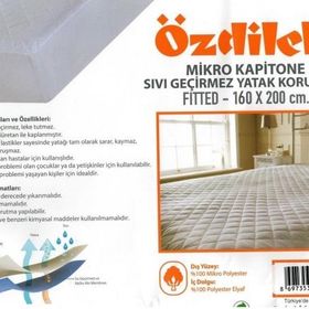 Özdilek Mikro Kapitone 160x200 Çift Kişilik Sıvı Geçirmez Alez