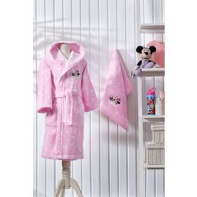 Özdilek Minnie Mouse Awesome Lisanslı 7-8 Yaş Bornoz Set
