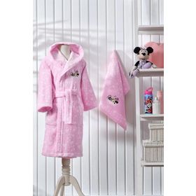 Özdilek Minnie Mouse Awesome Lisanslı 7-8 Yaş Bornoz Set