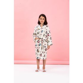 Özdilek Minnie Mouse Colours 11/12 Yaş Disney Lisanslı Kapüşonlu Çocuk Bornozu