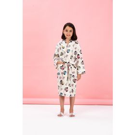 Özdilek Minnie Mouse Colours Disney Lisanslı 9/10 Yaş Kapüşonlu Çocuk Bornozu