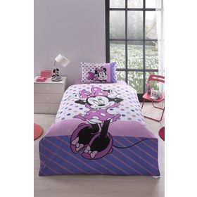 Özdilek Minnie Mouse Kapitone Tek Kişilik Nevresim Takımı