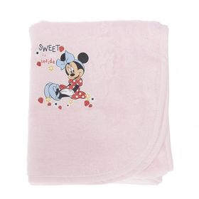 Özdilek Minnie Mouse Pembe Bebek Banyo Havlusu