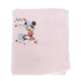 Özdilek Minnie Mouse Pembe Bebek Banyo Havlusu
