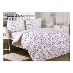 Özdilek Modaletto Fashion Flying Roses Pembe Tek Kişilik Nevresim Takımı