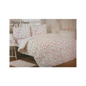 Özdilek Modaletto Fashion Flying Roses Pembe Tek Kişilik Nevresim Takımı