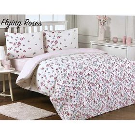 Özdilek Modaletto Policotton 200x220 cm Flying Roses Çift Kişilik Nevresim Takımı