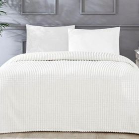 Özdilek Modern Line 150x220 cm Piramit Kemik Tek Kişilik Battaniye Seti
