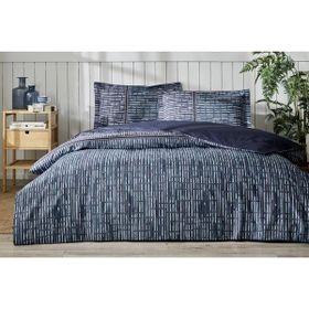 Özdilek Modra Mavi 200 x 220 cm Ranforce Lastikli Çarşaflı Çift Kişilik Nevresim Takımı