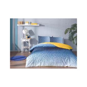 Özdilek Mosaic Lacivert Ranforce Çift Kişilik Nevresim Takımı