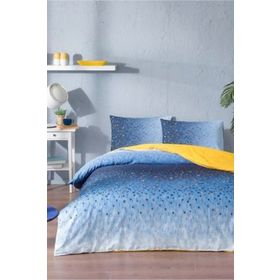 Özdilek Mosaic Lacivert Ranforce Tek Kişilik Nevresim Takımı