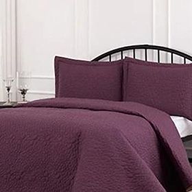 Özdilek Naive Mürdüm 180X250 Tek Kişilik Nakışlı Yatak Örtüsü