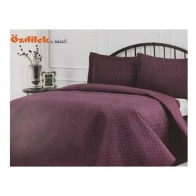 Özdilek Naive Mürdüm 180X250 Tek Kişilik Nakışlı Yatak Örtüsü