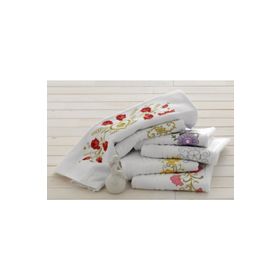 Özdilek Nakışlı 5 Adet 50x90 cm El Yüz Havlusu