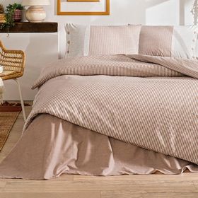 Özdilek Natural Line Ranforce Somon Tek Kişilik Nevresim Takımı
