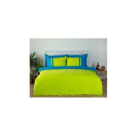 Özdilek Neon Yeşil Mavi Çift Kişilik 240 x 260 cm Nevresim Takımı