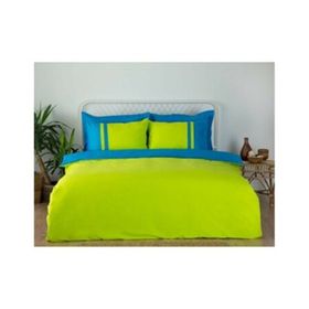 Özdilek Neon Yeşil Mavi Çift Kişilik 240 x 260 cm Nevresim Takımı