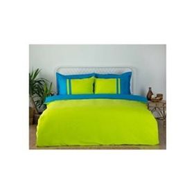 Özdilek Neon Yeşil Mavi Çift Kişilik 240 x 260 cm Nevresim Takımı
