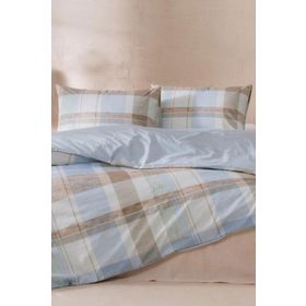Özdilek Nev Color Square Çift Kişilik Mavi Nevresim Takımı