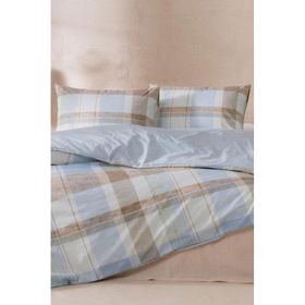 Özdilek Nev Color Square Çift Kişilik Mavi Nevresim Takımı