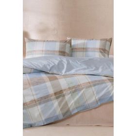 Özdilek Nev Color Square Çift Kişilik Mavi Nevresim Takımı