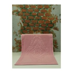 Özdilek Ornament 2 Adet Koyu Pembe Ayak Havlusu