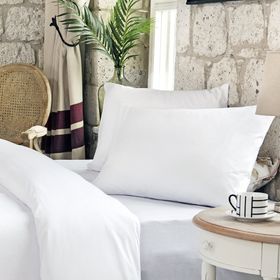 Özdilek Otel Ranforce Beyaz Tek Kişilik Nevresim Takım
