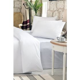 Özdilek Otel Serisi Ranforce Beyaz Tek Kişilik Nevresim Takımı