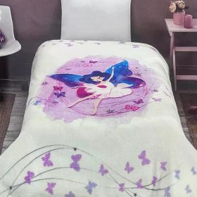 Özdilek Prime Fairies Baskılı Tek Kişilik Battaniye