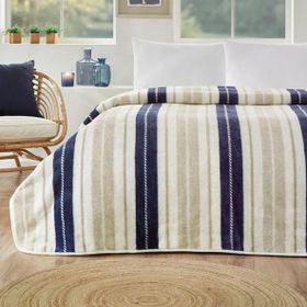 Özdilek Prime Marine Line Baskılı Tek Kişilik Battaniye