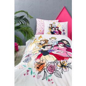 Özdilek Princess Rose Lisanslı Lastikli Çarşaf Tek Kişilik Nevresim Takımı