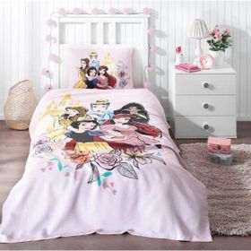 Özdilek Princess Rose Tek Kişilik Disney Lisanslı Lastikli Fitted Çarşaf Çocuk Pike Takımı